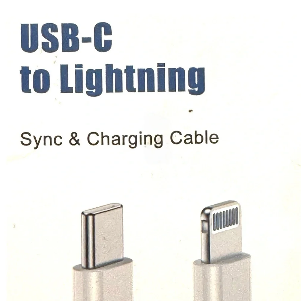 Lot Of 2 USB-C iPhone Fast Charging Data Sync Cable Cords for iPhone 14 Apple
